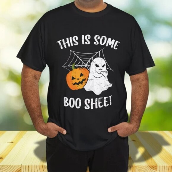 This Is Some Boo Sheet Halloween Ghost Funny Gift T-Shirt - Picture 1 of 6